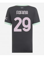 AC Milan Youssouf Fofana #29 Kolmaspaita Naisten 2024-25 Lyhythihainen